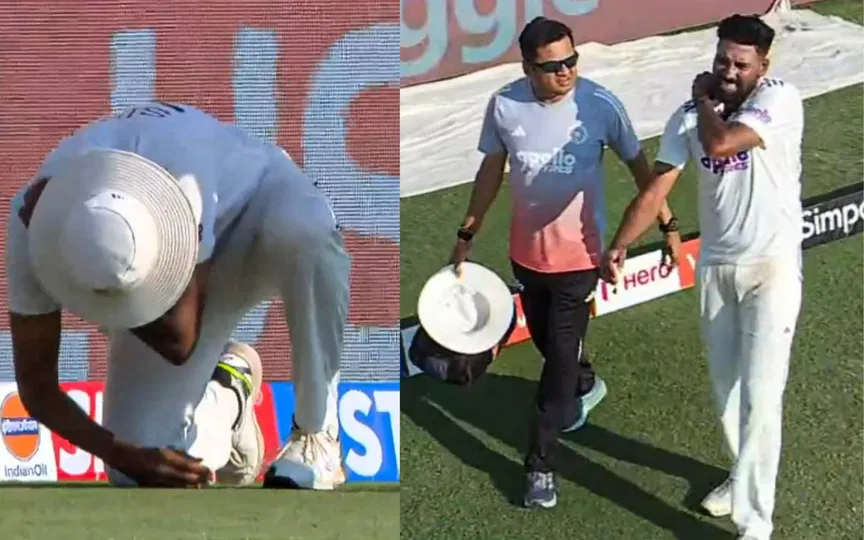 Mohammed Siraj gives major injury scare as Indian pacer clutches right shoulder in pain